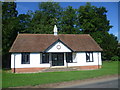 The cricket pavilion at Rickling Green in CB11 3YQ