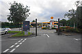 Exit and way through to the petrol filling station at Cardiff Gate in CF23 8RP