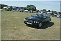 View of a Bentley from West and Coe Funeral Directors doing a lap of the arena in RM10 9NR
