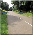 Entrance drive to Lower Hyde Holiday Park, Shanklin in PO37 7PS