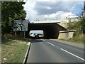 M1 motorway bridge over Station Road (A4012) in MK43 0ZY