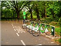 Citybike Cycle Rack at the Entrance to Sefton Park in L17 0DY