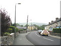 Lower Tegid Street with housing representative of three centuries in Bala Community