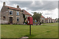 Houses and Postbox, Levisham, Yorkshire in YO18 7NL