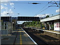 Footbridge, Biggleswade Railway Station in SG18 8QG