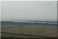 View of the Isle of Grain from Hadleigh Castle in SS7 2BX