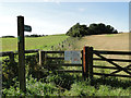 Footpath to Humphrie's Grove, and beyond in Semer