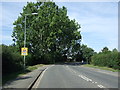 A bend in Shefford Road in SG17 5SL