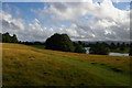 Petworth Park: view towards the house from above the boathouse in GU28 0DN