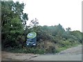 The entrance to Yateley Common on the A30 in GU17 0BL