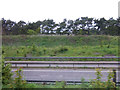 Looking across the A14, Bury St Edmunds in IP32 6SL