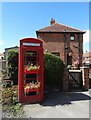 Redundant public phone kiosk in Middlestown in WF4 4WL