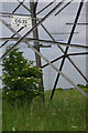 Pylons near Great Oakley in Newton and Little Oakley