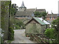 Gladestry village & parish church in HR5 3NR