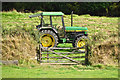 North Devon : Grassy Field & Tractor in EX36 4QD