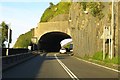 Pen-y-Clip tunnel on Bangor Road in LL34 6NL