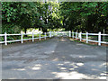 Gated entrance to Coopwell Farm, Stanstead in IP29 4LL