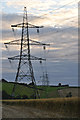 North Devon : Countryside Scenery & Pylons in EX36 4EG