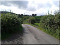 Lane near Llanithog farm in HR2 8HE