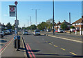 Bus stop on Hampton Road West in TW13 6YQ