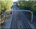 Railway line in West Ruislip in HA4 6ED