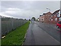 Bus shelter on a very wet A19 heading south at Askern in DN6 0AL
