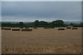 Straw bales off a lane southwest of Searby in DN38 6DE
