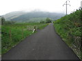 The new Strathyre to Kingshouse cycle path - view N in FK18 8ND