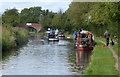 Narrowboats near Black Boy Bridge No 69 in B93 0EB