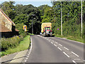 Tractor on the A47 at West Bilney in PE32 1HP