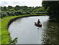 Canoeist on the Grand Union Canal in B92 0JF