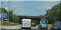 M25 overbridge at J23 in EN6 3QA