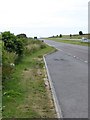 Looking west from the lay-by to Whiteway Cross crossroads in DT2 9AG