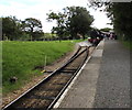 Points at the NW end of Wootton railway station, Isle of Wight Steam Railway in PO33 4RJ