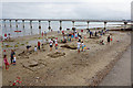 Sandcastle competition at Bembridge in PO35 5XT