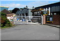 Supplier deliveries entrance to Travis Perkins, Stroud in GL5 3UR