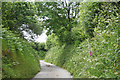 North Molton: lane near Coombeshead in EX36 3ER