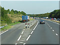 The A34 northbound, Newbury by-pass in Enborne