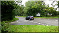 Crossroads on the A338 in RG17 0EU