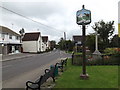 Downham Road & Ramsden Heath Village sign in CM11 1QE