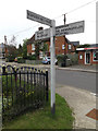 Roadsigns on Church Road in CM11 1QE