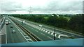 M4 viewed from railway line in BS16 1SD