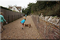 Coastal path on Swains Road, Bembridge in PO35 5XT
