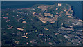 St Bees Head from the air in Galemire
