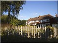 Row of houses on Sheepcote Lane, Hockenden in BR8 7QJ