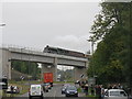 The Royal Train crosses Hardengreen Roundabout in EH19 3RY