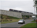 Scotrail train on the Borders Railway in EH19 3RY
