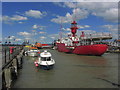 Harwich - Lightship LV18 as seen from Ha'penny Pier in CO12 3JD