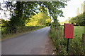 Postbox near Parkfields in HR9 5TH
