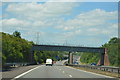 Railway bridge, A1(M) in SG6 1FH
